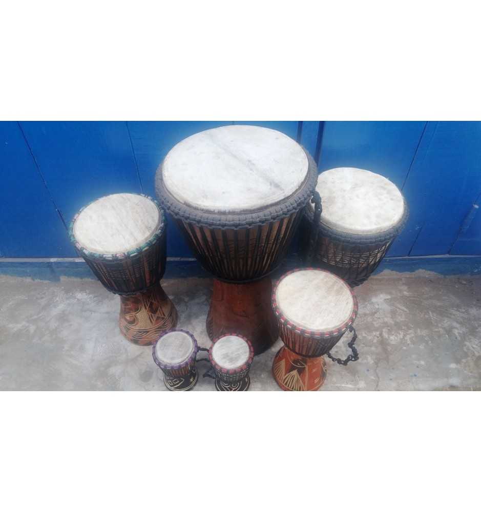 African deals traditional drums