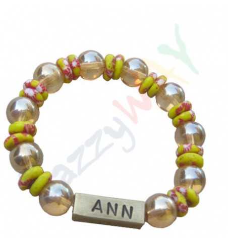 Customized Beaded Bracelet