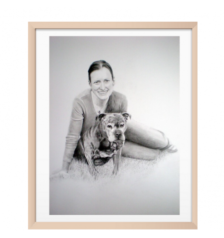 Custom Pencil Portrait & Pet Sketch