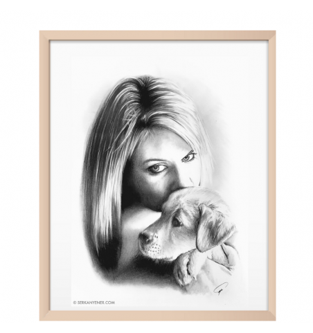 Custom Pencil Portrait & Pet Sketch