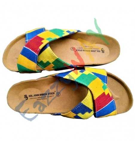 African Kente Birkenstock | Unisex