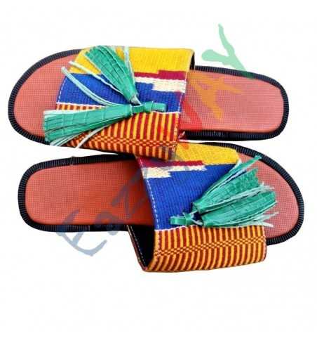 African Kente Sandal | Unisex