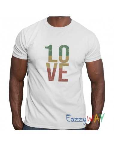 Rasta Love Print T-Shirt