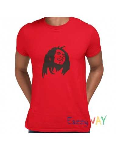 Bob Marley Print T-Shirt