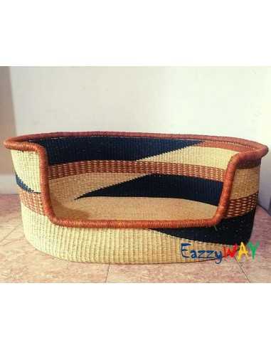 Woven Dog Basket Bed